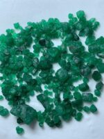 106.85ct Swat Emerald Rough Lot (14x10x6mm): Large Natural Crystals with Deep Green Color - Image 10