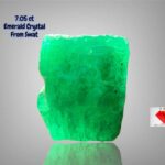 7.05ct Swat Emerald Crystal: Vibrant Green Beauty from Pakistan