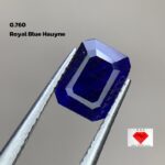 Unveiling the Elegance of 0.76 ct Royal Blue Hauyne: A Gemstone Fit for Royalty