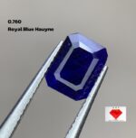 Unveiling the Elegance of 0.76 ct Royal Blue Hauyne: A Gemstone Fit for Royalty