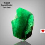 A Gemstone Giant: 29.90ct Emerald Crystal from Swat Valley