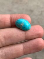 15.40 Carat Afghan Turquoise Cabochon: A Gem of Natural Character - Image 2