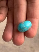15.40 Carat Afghan Turquoise Cabochon: A Gem of Natural Character - Image 3