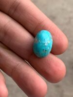15.40 Carat Afghan Turquoise Cabochon: A Gem of Natural Character - Image 4
