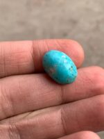 15.40 Carat Afghan Turquoise Cabochon: A Gem of Natural Character - Image 5
