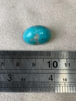15.40 Carat Afghan Turquoise Cabochon: A Gem of Natural Character - Image 11