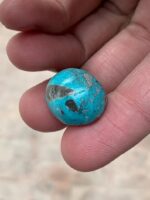 Bold & Serene — 28.27 ct Afghan Turquoise Cabochon - Image 3