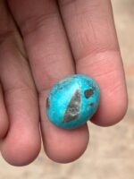 Bold & Serene — 28.27 ct Afghan Turquoise Cabochon - Image 4