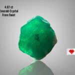 A Hidden Treasure: 4.67ct Swat Emerald Crystal (10.53 x 8.57 x 6.61 mm)