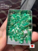 A Striking 54.15 ct Panjshir Emerald Rough — Nature’s Untouched Green Gem