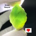 Most Rare 90 ct Green Hauyne specimen from Badakhshan, Afghanistan