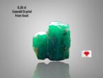 Raw Radiance: 8.36ct Emerald Crystal from Swat
