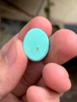 16.05 Carat Afghan Turquoise Cabochon: Natural Feroza Gemstone - Image 9