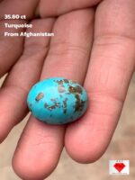35.80ct Magnificent Afghan Turquoise Cabochon