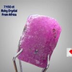 7.430ct Untreated Ruby Crystal from Africa – Large Natural Gem Rough (10.23 × 8.05 × 6.46 mm)