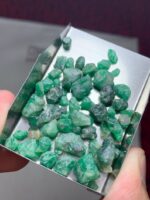 59.11ct Swat Emerald Rough Lot – Natural Crystals, Cut-Ready Dimensions - Image 2