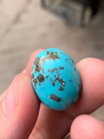 35.80ct Magnificent Afghan Turquoise Cabochon - Image 4