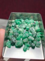 59.11ct Swat Emerald Rough Lot – Natural Crystals, Cut-Ready Dimensions - Image 7