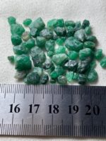 59.11ct Swat Emerald Rough Lot – Natural Crystals, Cut-Ready Dimensions - Image 9