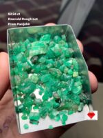 Exceptional 62.94 ct Panjshir Emerald Rough — A Natural Gem of Distinction