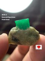 33.15 ct Swat Emerald Specimen – A Majestic Gem from Pakistan