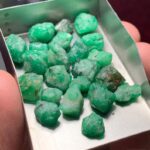 92.10ct Swat Emerald Rough Lot – High-Quality Crystals
