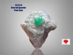 35.70ct Swat Emerald Specimen – Natural Untreated Green Crystal (23.77×20.64×13.74 mm)