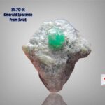 35.70ct Swat Emerald Specimen – Natural Untreated Green Crystal (23.77×20.64×13.74 mm)