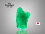 6.11ct Swat Emerald Crystal: Elegance in an Elongated Form