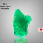 6.11ct Swat Emerald Crystal: Elegance in an Elongated Form