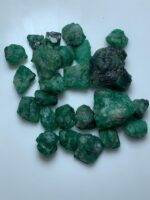 121.00 Carat Emerald Rough Lot – Large, Untreated Natural Stones (20x16x10mm) - Image 3