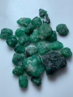 121.00 Carat Emerald Rough Lot – Large, Untreated Natural Stones (20x16x10mm) - Image 6