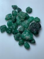 121.00 Carat Emerald Rough Lot – Large, Untreated Natural Stones (20x16x10mm) - Image 8
