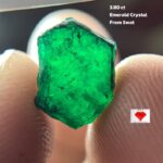 A 3.80ct Swat Emerald Crystal: Natural Beauty from Pakistan