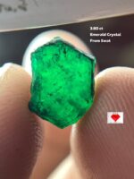 A 3.80ct Swat Emerald Crystal: Natural Beauty from Pakistan