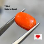 Exploring the Beauty of a 7.25ct Coral Stone: A Gem of Exceptional Size and Vibrancy
