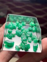 44.40 ct Emerald Rough Lot Swat – Raw Crystals with Natural Elegance - Image 9