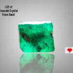 1.02ct Swat Emerald Crystal – Natural Untreated Green Gemstone (6.06 x 5.03 x 3.89 mm)