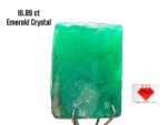 16.89ct Swat Emerald Crystal – Natural Green Beryl Beauty (16x12x10mm)