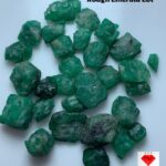 106.45 Carat Emerald Rough Lot – Natural Flat-Cut Stones (13x12x4mm)