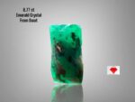 8.77ct Swat Emerald Crystal: A Bold Natural Statement in Green