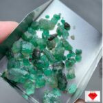 Emerald Treasures from Afghanistan: 40.35 Carat Rough Emerald Lot from Laghman