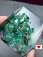 Emerald Treasures from Afghanistan: 40.35 Carat Rough Emerald Lot from Laghman
