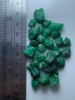 106.45 Carat Emerald Rough Lot – Natural Flat-Cut Stones (13x12x4mm) - Image 2