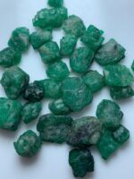 106.45 Carat Emerald Rough Lot – Natural Flat-Cut Stones (13x12x4mm) - Image 7