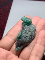Majestic 129ct Emerald Specimen from Swat Valley – A Rare Natural Gem - Image 8