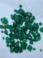 77.85ct Swat Emerald Rough Lot (9x10x7mm): Natural Untreated Crystals with Classic Green Color - Image 10