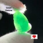 Most Rare 22.25 ct Green Hauyne specimen from Badakhshan, Afghanistan