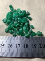 56.25 ct Emerald Rough Lot Swat – Natural Green Crystals from the Source - Image 10