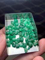 56.25 ct Emerald Rough Lot Swat – Natural Green Crystals from the Source - Image 3